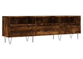 Szafka pod TV przydymiony dąb 150x30x445 cm WM-831281