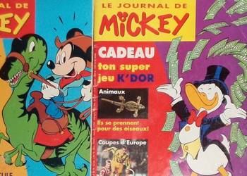 3x Le journal de Mickey Kaczor Donald Duck Walt Disney