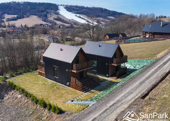 Wańkowa- dwa domki całoroczne z widokiem na stok