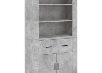 Wysoka szafka szarość betonu WM-3185379