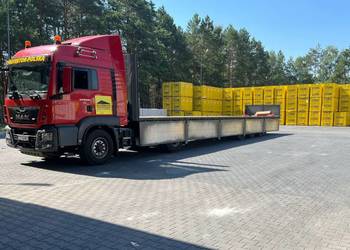 Spedycja transport logistyka usługi towar przewóz dostawa szybka ciężarówka