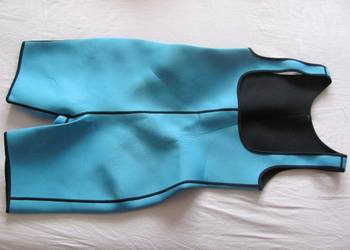 niebieska noeprenowa pianka bez rękawów krótkie nogawki niebieska noeprenowa pianka bez rękawów krótkie nogawki