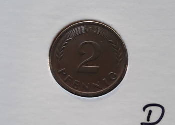 2 Fenigi RFN 1965 r. men D