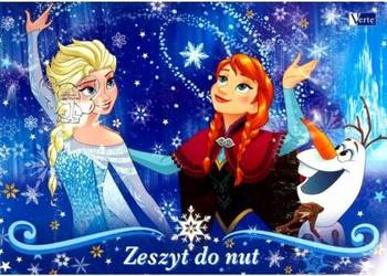 Zeszyt do nut Frozen A5/16 kartek