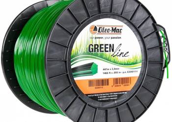 ŻYŁKA TNĄCA OLEO-MAC Green Line 2,4mm / 447 m. DO KOSY PROF…