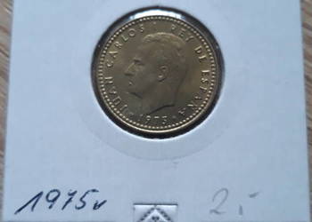 1 Peseta Hiszpania 1975 r.