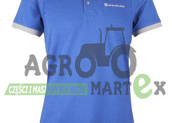 KOSZULKA POLO NIEBIESKA L NEW HOLLAND
