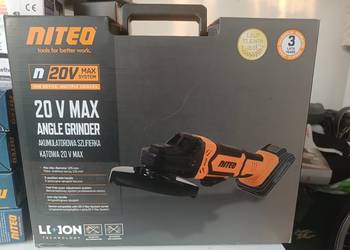 Szlifierka kątowa NITEO TOOLS 20V MAX – Mobilność i Moc w Twoich Rękach!