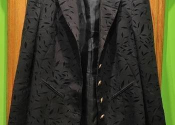 Żakiet damski czarny ozdobne liście rozm.42 Amadeus By Fashion