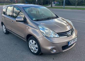 Nissan Notę 100tys, 1wł, oryg. Lakier, ASO, Polska