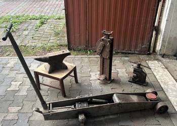 Lewar żaba podnośnik hydrauliczny 10 ton kowadło imadło