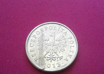 1 złoty 2013 r Destrukt z mennicy