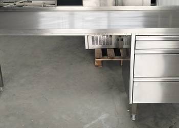 Stół gastronomiczny z szufladami 210x70x85
