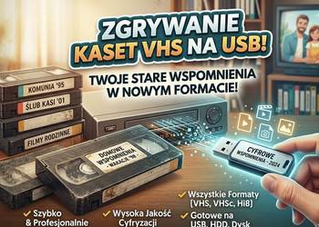 Przegrywanie kaset VHS na USB| GRAJEWO