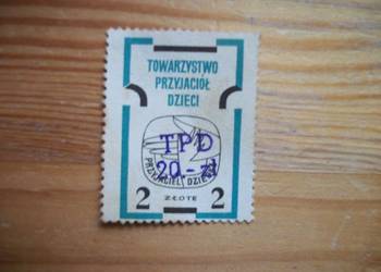 znaczek"TOWARZYSTWO PRZYJACIÓŁ DZIECI"