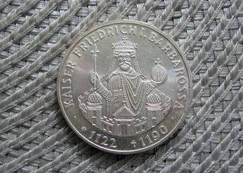 Niemcy 10 Marek 1990r - Fryderyk I Barbarosa - SREBRO