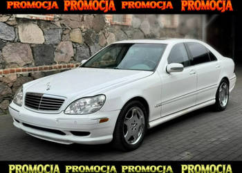 Mercedes S 600 - PROMOCJA - Mercedes S 600 LONG Biały W12 365KM Gotowy do …