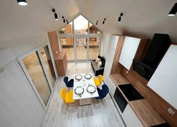 DAMIANO gotowy dom bez budowy całoroczny pod klucz Premium Plus 35m2 + 12m2