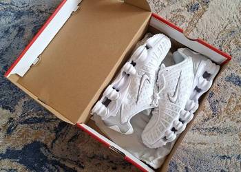 Buty Nike Shox TL White Metallic Silver r.42.5