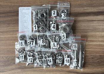 NOWY KOMPLET ŚRUB ŚRUBY NIERDZEWNE MZ ES 175/1 MZ ES 250/0/1 JASKÓŁKA