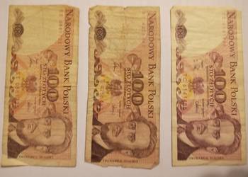 Banknoty PRL 100 zł. Banknoty PRL 100 zł.