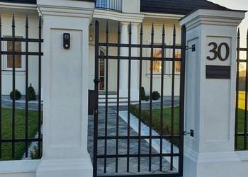 Ogrodzenia Dworkowe,Słupki,Murki Betonowe, Stylowe, Kute, Bramy, Przęsła