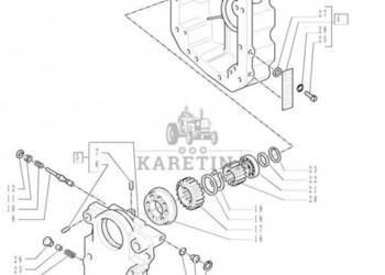 New Holland T6010 Koło zębate 5193955