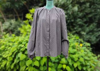 Bluzka boho H&M 44 XXL czarna bawełna bohemian folk hippie haft Bluzka boho H&M 44 XXL czarna bawełna bohemian folk hippie haft