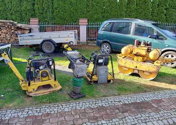 2x zagęszczarka walec skoczek wacker bomag diesel hatz
