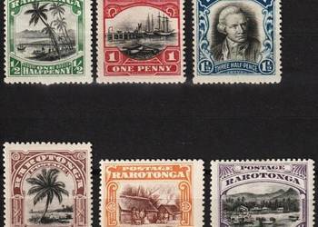 RAROTONGA 1920-kompletna seria-Cook.Gratis wysyłka!