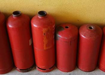 Zbiornik metalowy pusty 12 l - do przerobienia