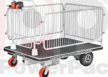 Wózek platformowy elektryczny, udźwig 500 kg, prod. Niemcy