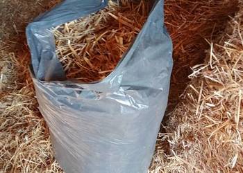 Słoma w workach do auta, nie kostka snopki