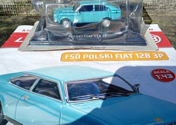 FIAT 128 3P Coupe model 1:43 Legendy FSO Deagostini Kultowe auta PRL 1/43 N