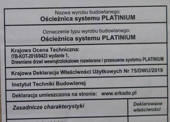 ościeżnica regulowana erkado 80 lewa