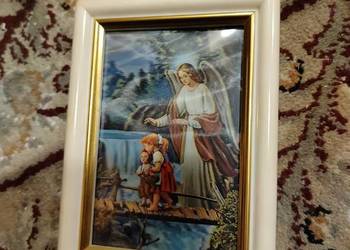 Obrazek 3D Anioł Stróż – pamiątka z czystymi życzeniami, 12x9 cm