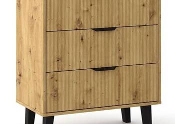 Komoda Scandi 3S SLIM DĄB ARTISAN
