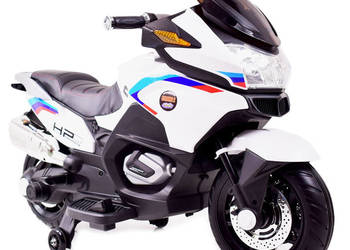 Autko motorek WIELKI MOTOR ŚCIGACZ na akumulator dla dzieci XMX609 biały