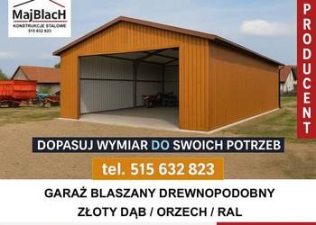 Rabat - 15% - Wiata Drewnopodobna/Hala Garaż|Montaż Gratis – Maj-Blach