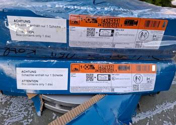 Nowe Tarcze Hamulcowe ATE 300m Fiat Ducato 3 Citroen Jumper 2 Peugeot Boxer