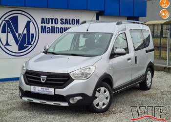 Dacia Dokker STEPWAY Navi Klimatyzacja PDC Tempomat Halogeny Relingi Kompu…