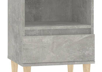 Szafka nocna szarość betonu 40x35x50 cm WM-821802