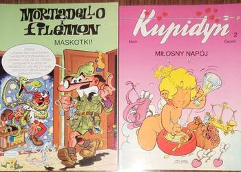 2x komiks Kupidyn miłosny napój oraz Mortadello i Filemon