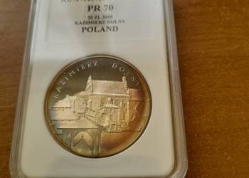Moneta srebrna "Kazimierz Dolny" 20 zł z 2008 r.