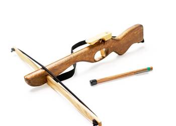 Mała Malowana Kusza | Drewno | Kusznik Średniowieczny