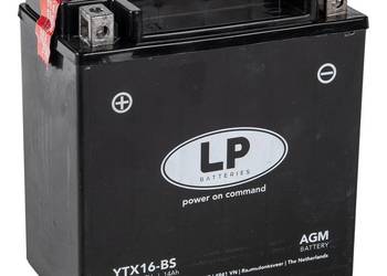 Akumulator 14Ah 220A motocyklowy Landport YTX16-BS 12V