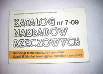 KNR 7-09 Rurociągi technologiczne i armatura. Część II