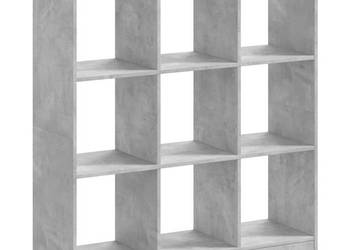 Regał szarość betonu 102x32x108 cm materiał drewnopochodny WM-3307840