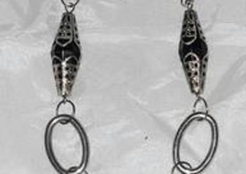 Naszyjnik długi różnorodny kształt, nowy bez metki