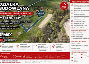 Działka budowlana, 9 arów, Pogorzany, Szczyrzyc